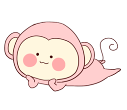 iridescent monkey sticker #9830767