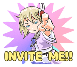 Online! Hizumi-chan Lv.3e sticker #9830801