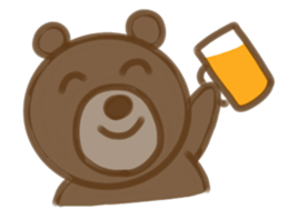 Big bear face sticker #9831161