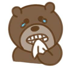 Big bear face sticker #9831164