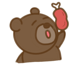 Big bear face sticker #9831167
