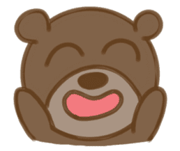 Big bear face sticker #9831168