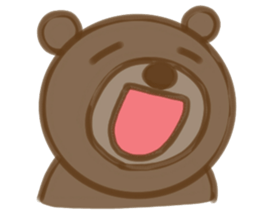 Big bear face sticker #9831170