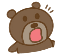 Big bear face sticker #9831171