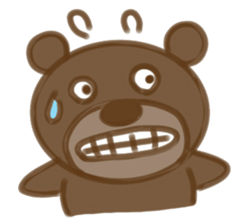 Big bear face sticker #9831174