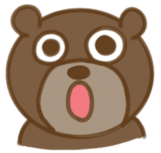 Big bear face sticker #9831175