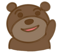 Big bear face sticker #9831177