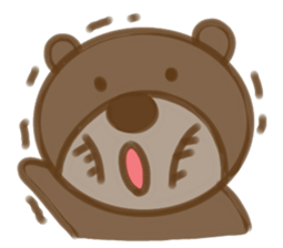 Big bear face sticker #9831178