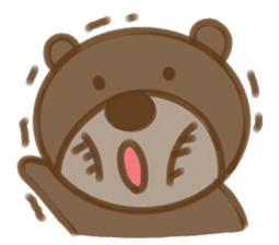 Big bear face sticker #9831178