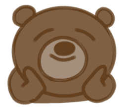 Big bear face sticker #9831179