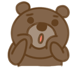 Big bear face sticker #9831181