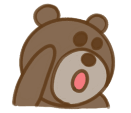 Big bear face sticker #9831183