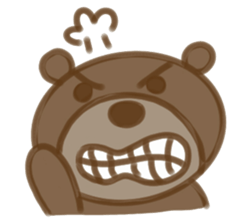 Big bear face sticker #9831187