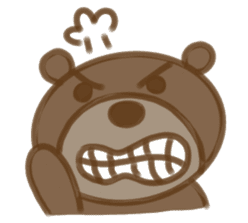 Big bear face sticker #9831187