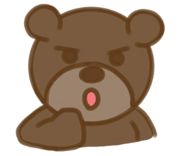 Big bear face sticker #9831189