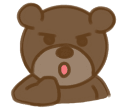 Big bear face sticker #9831189