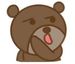 Big bear face sticker #9831191