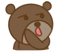 Big bear face sticker #9831191