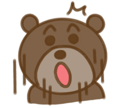 Big bear face sticker #9831195