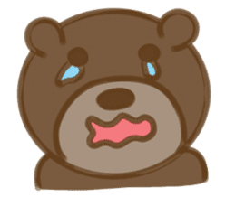 Big bear face sticker #9831196