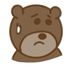 Big bear face sticker #9831199