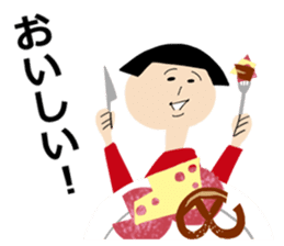 Okappa-san & Ohige-san vol.2 sticker #9832186