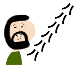 Okappa-san & Ohige-san vol.2 sticker #9832188