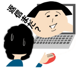 Okappa-san & Ohige-san vol.2 sticker #9832191