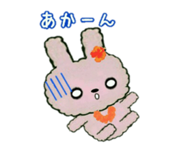 Hula-rabbit 1 sticker #9832296