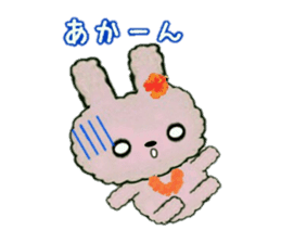 Hula-rabbit 1 sticker #9832296