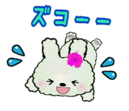 Hula-rabbit 1 sticker #9832299