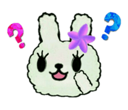 Hula-rabbit 1 sticker #9832309