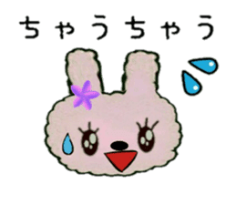 Hula-rabbit 1 sticker #9832312
