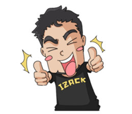 Izack sticker #9832989