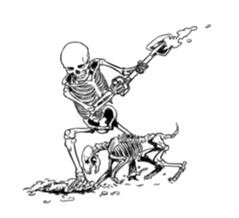 just bones6 sticker #9833652