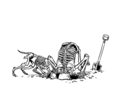 just bones6 sticker #9833653