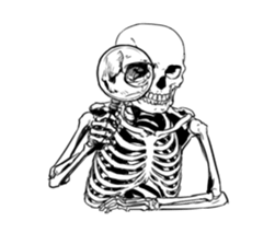 just bones6 sticker #9833656