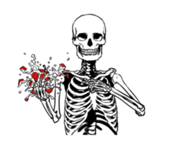 just bones6 sticker #9833659