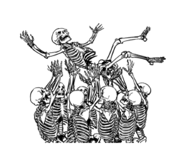 just bones6 sticker #9833663