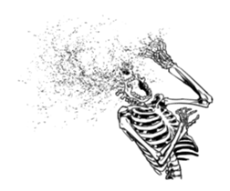 just bones6 sticker #9833664