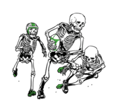 just bones6 sticker #9833670