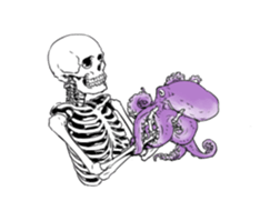 just bones6 sticker #9833678