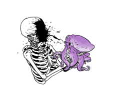 just bones6 sticker #9833679