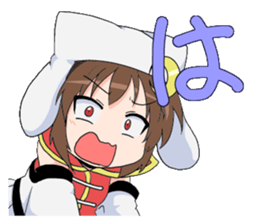 The Japanese cursive syllabary.HA~N+0~9 sticker #9833760