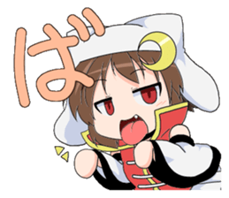 The Japanese cursive syllabary.HA~N+0~9 sticker #9833765