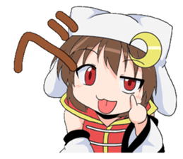 The Japanese cursive syllabary.HA~N+0~9 sticker #9833768