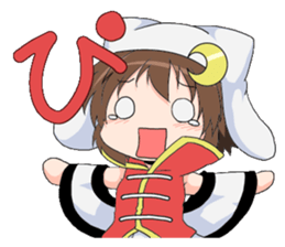 The Japanese cursive syllabary.HA~N+0~9 sticker #9833771