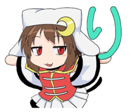 The Japanese cursive syllabary.HA~N+0~9 sticker #9833784