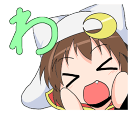 The Japanese cursive syllabary.HA~N+0~9 sticker #9833788