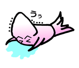 squid of the bad person face sticker #9833984